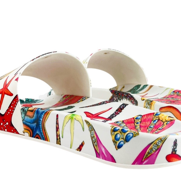 Nib Men's Sz 44 Versace Pool slides - Picture 2 of 10